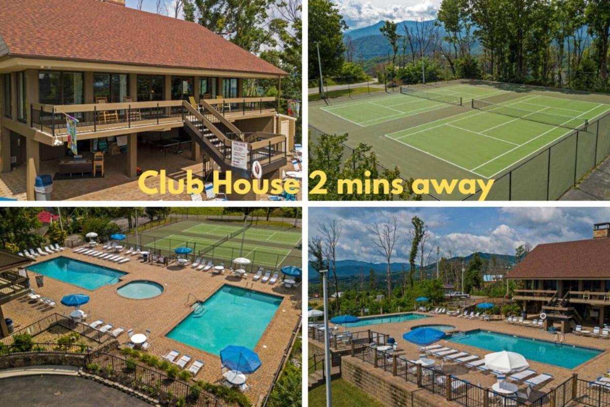 Indoor Pool, Volleyball Beach, Mountain View, Luxury Gatlinburg Luaran gambar