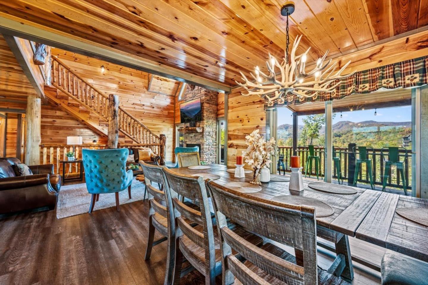 Indoor Pool, Volleyball Beach, Mountain View, Luxury Gatlinburg Luaran gambar