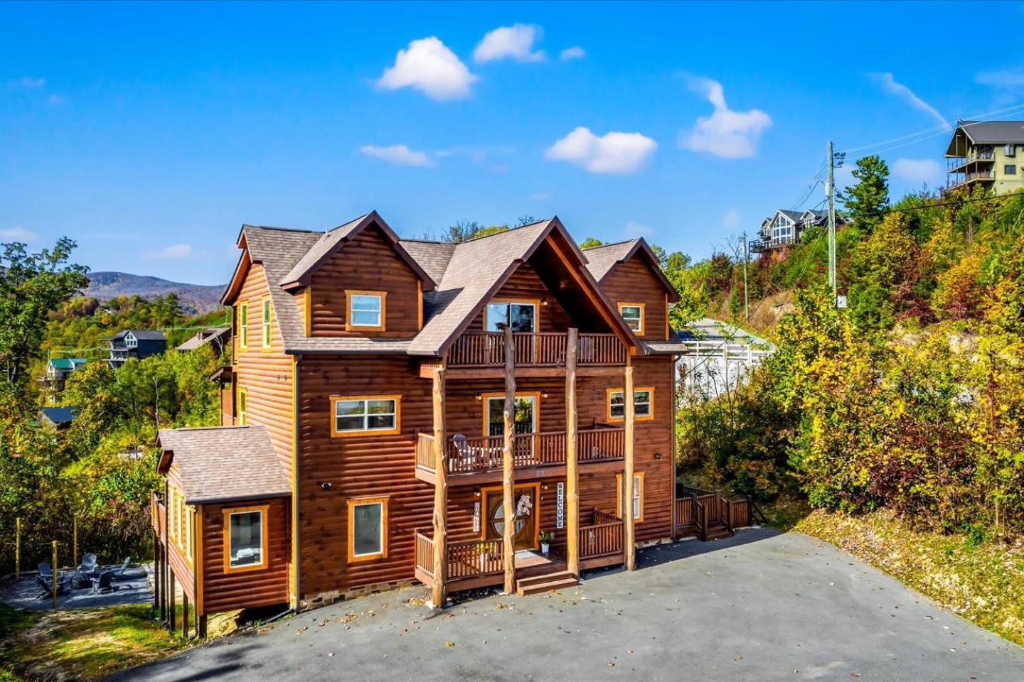 Indoor Pool, Volleyball Beach, Mountain View, Luxury Gatlinburg Luaran gambar